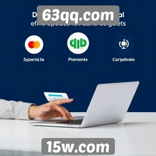 Opções de pagamento e sua eficácia no 63qq.com